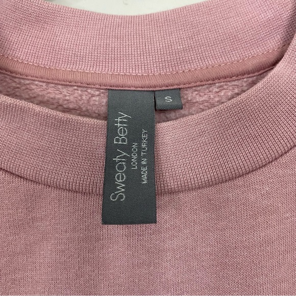 Sweaty Betty Support Women Support The World Graphic Crew Neck Sweatshirt Pink S - Picture 4 of 10